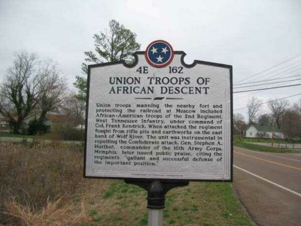 UNION TROOPS OF AFRICAN DESCENT MEMORIAL MARKER
