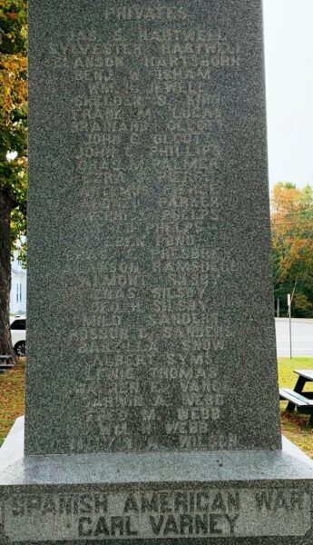 LUNENBURGH CIVIL WAR MEMORIAL  STONE B
