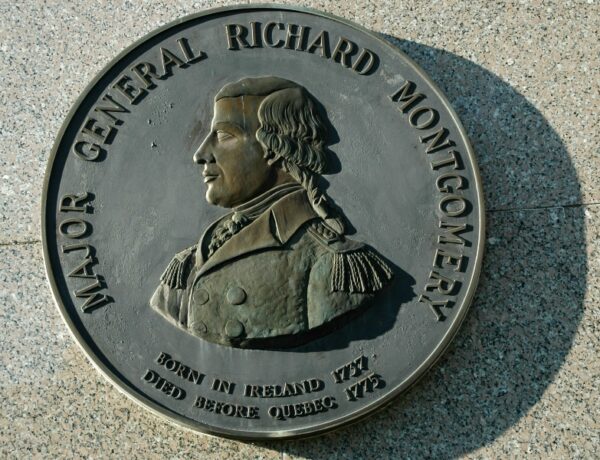 MAJOR GENERAL RICHARD MONTGOMERY MEMORIAL PLAQUE