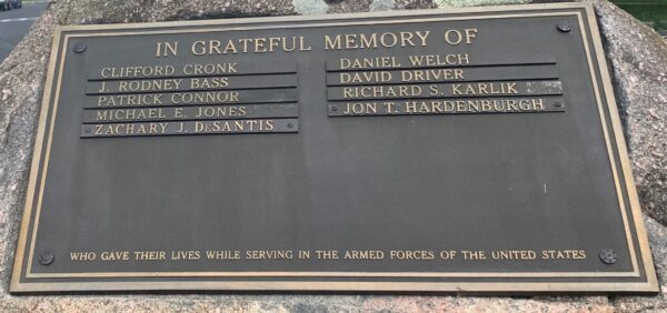 MARCELLUS IN GRATEFUL MEMORY WAR MEMORIAL PLAQUE