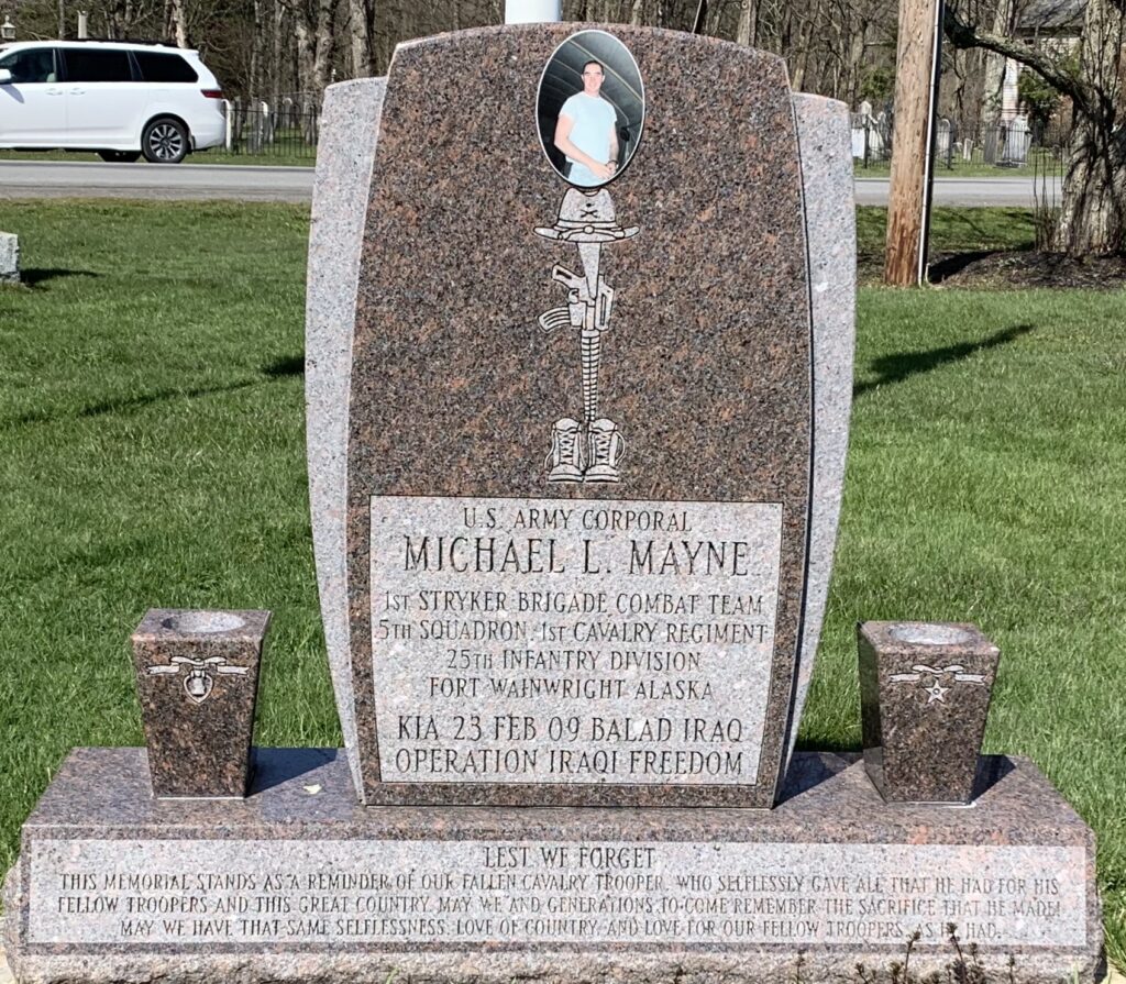 MICHAEL L. MAYNE WAR MEMORIAL