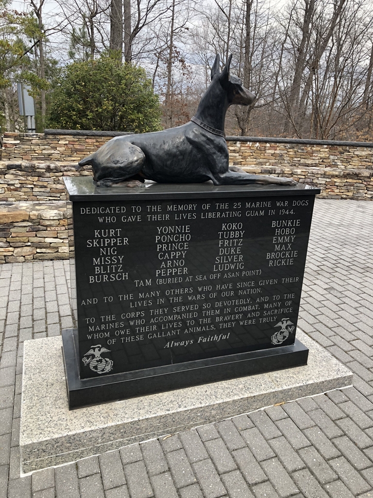 MARINE WAR DOGS OF GUAM IN 1944 WAR MEMORIAL SIDE A