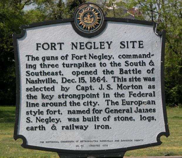 FORT NEGLEY SITE MEMORIAL MARKER