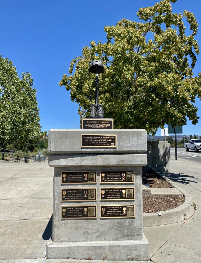 NAPA COUNTY IRAQ AND AFGHANISTAN WAR MEMORIAL