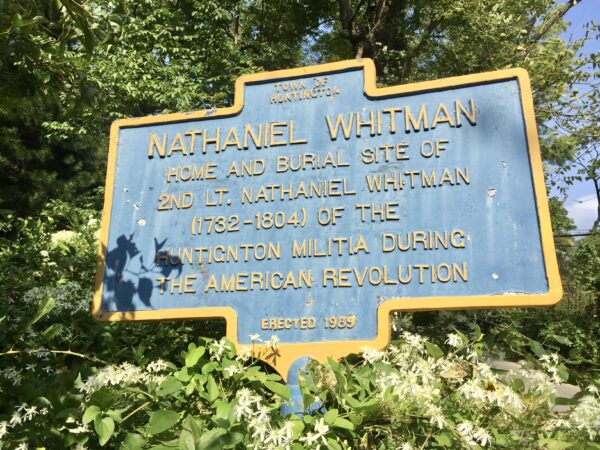 NATHANIEL WHITMAN REVOLUTIONARY WAR MEMORIAL MARKER