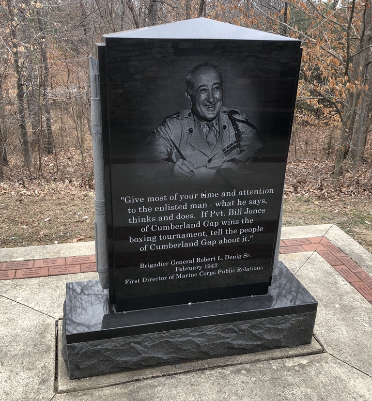 BRIGADIER GENERAL ROBERT L. DENIG SR. MEMORIAL FRONT