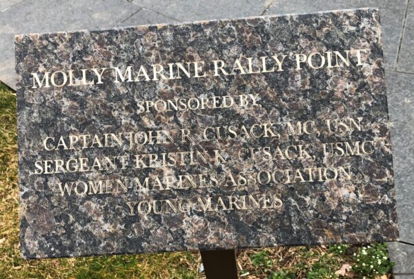 MOLLY MARINE RALLY POINT MEMORIAL TABLET