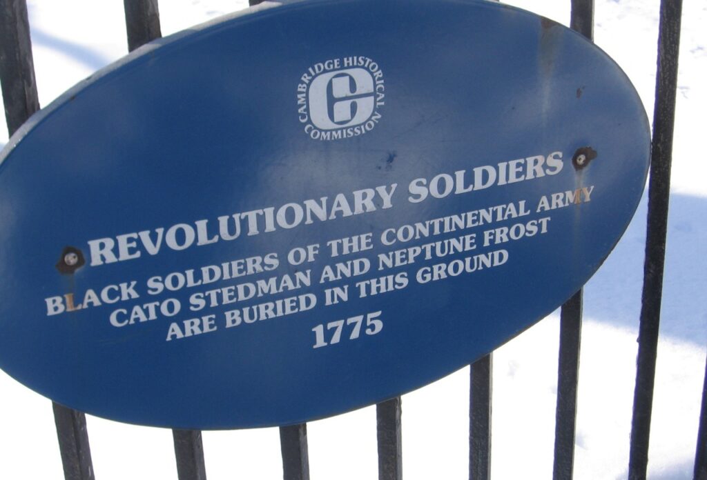 OLD BURYING GROUND REVOLUTIONARY SOLDIERS MEMORIAL PLAQUE