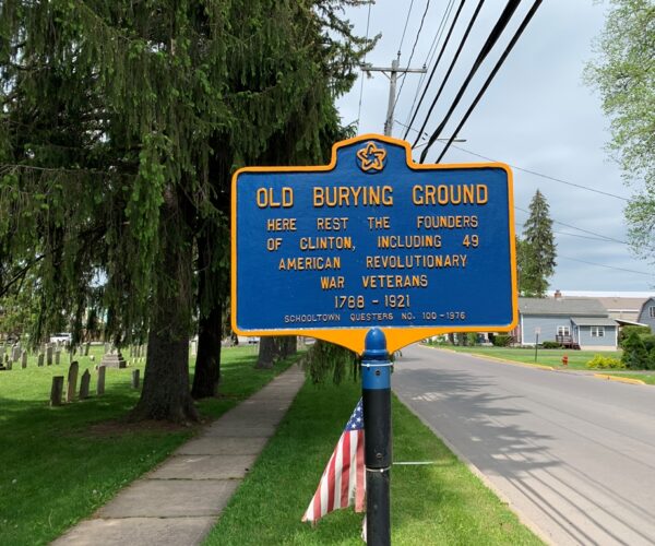 OLD BURYING GROUND REVOLUTIONARY WAR VETERANS MEMORIAL MARKER