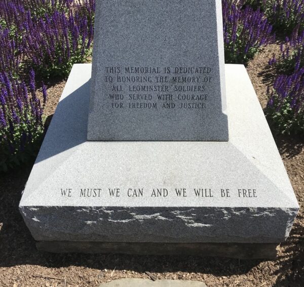 OLIVER E. HAZARD WAR MEMORIAL DEDICATION STONE