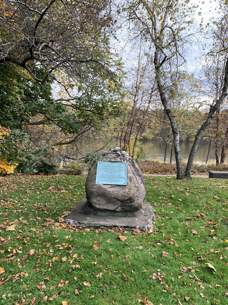 ON THE SITE OF OWEGO WAR MEMORIAL