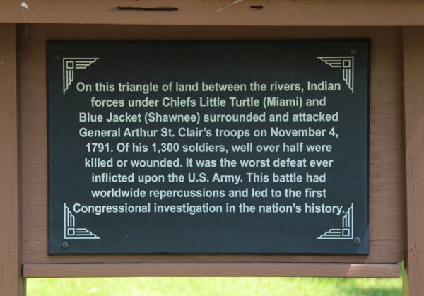 ON THIS TRIANGLE OF LAND MEMORIAL PLAQUE