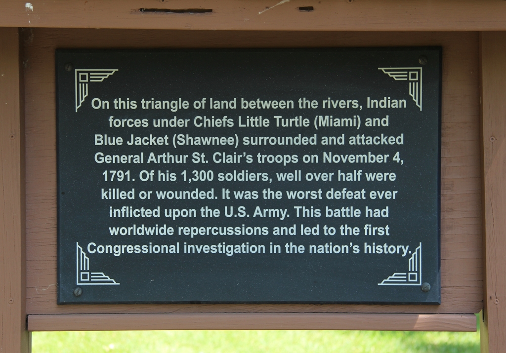 ON THIS TRIANGLE OF LAND MEMORIAL PLAQUE