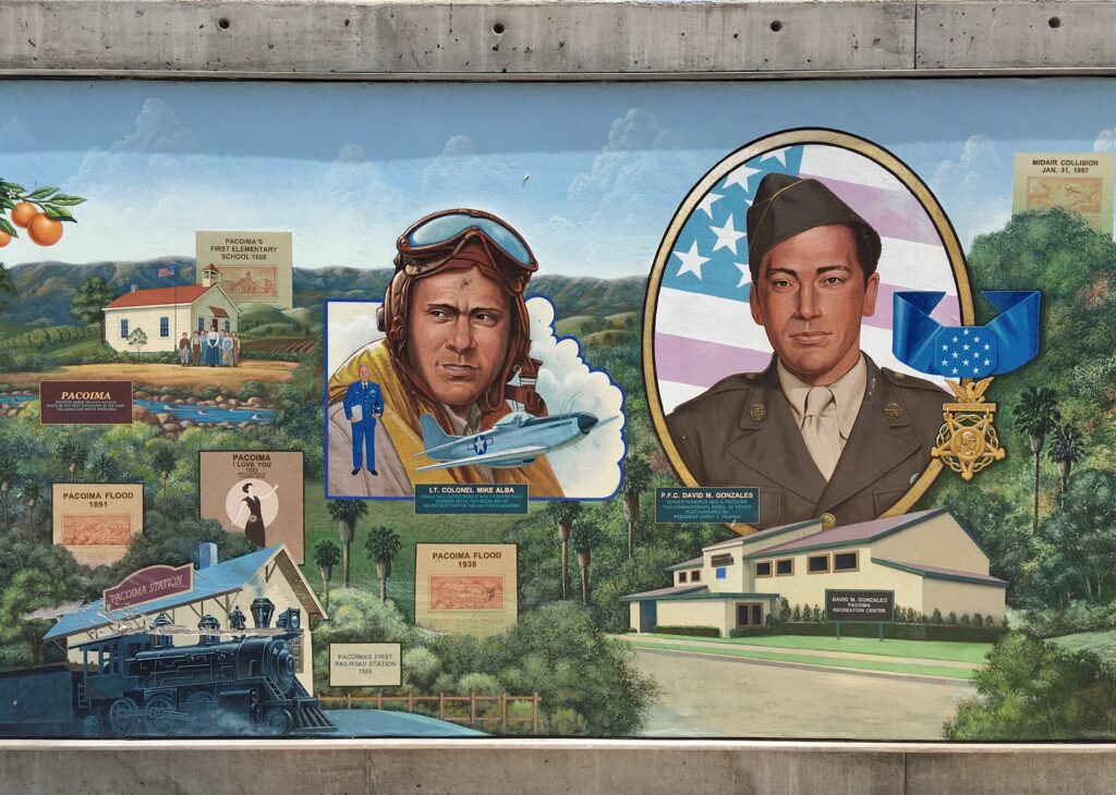 PACOIMA NEIGHBORHOOD WAR MEMORIAL MURAL