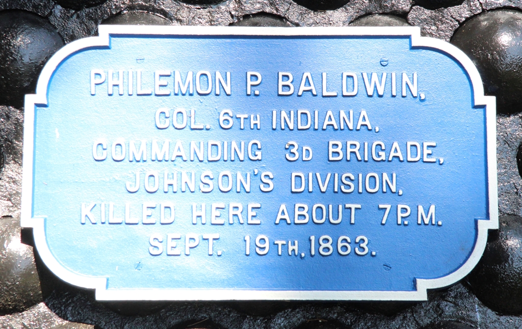 PHILEMON P. BALDWIN SHELL WAR MEMORIAL PLAQUE
