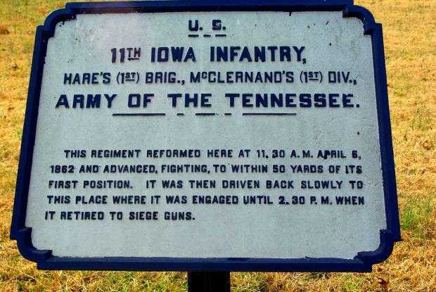 U.S. 11TH IOWA INFANTRY MEMORIAL PLAQUE II