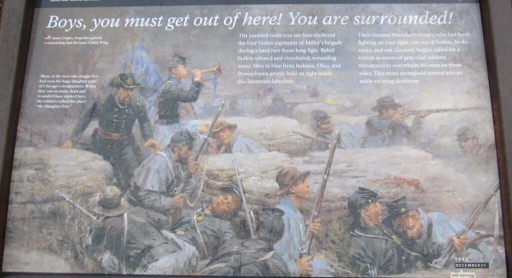 BOYS, YOU MUST GET OUT OF HERE! WAR MEMORIAL PANEL