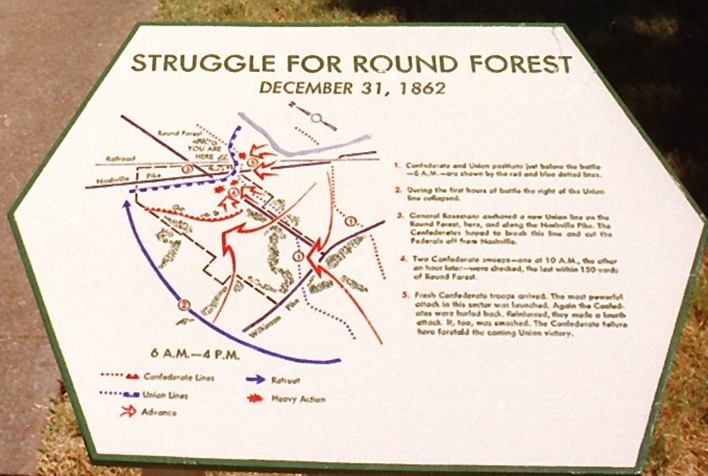 STRUGGLE FOR ROUND FOREST WAR MEMORIAL PLAQUE