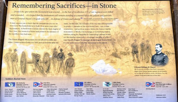 REMEMBERING SACRIFICES-IN STONE WAR MEMORIAL PANEL