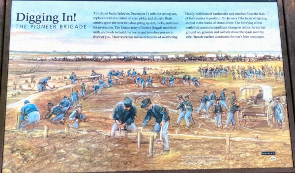 DIGGING IN! THE PIONEER BRIGADE WAR MEMORIAL PANEL