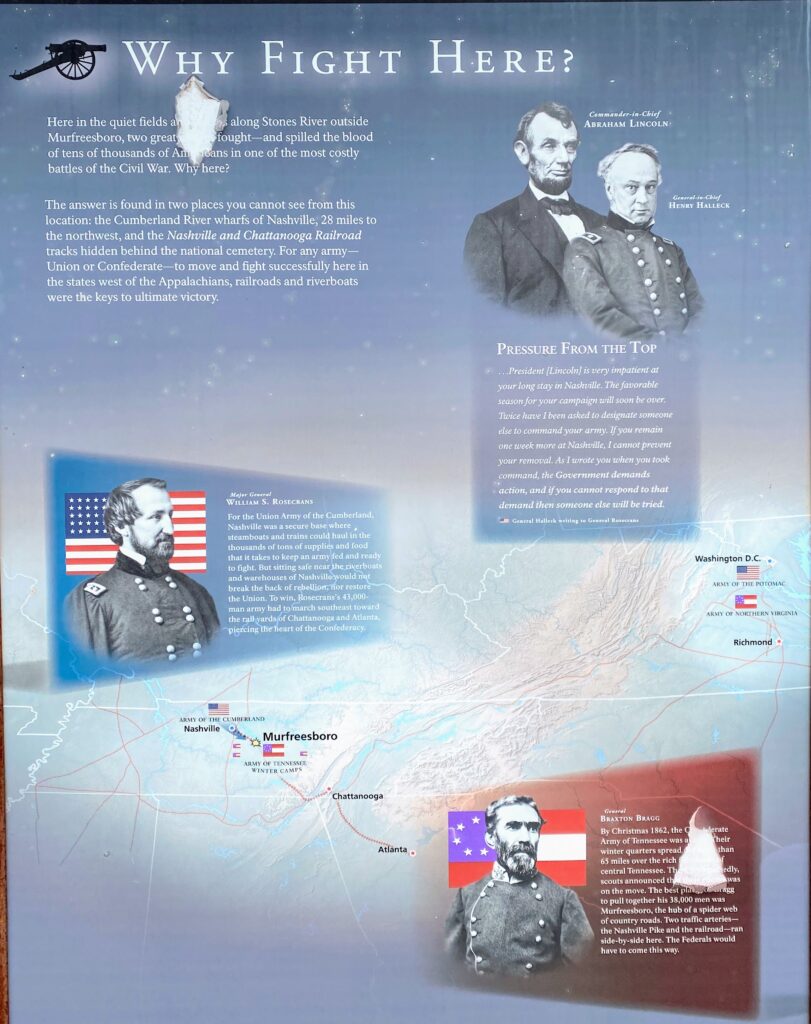 WHY FIGHT HERE? WAR MEMORIAL PANEL