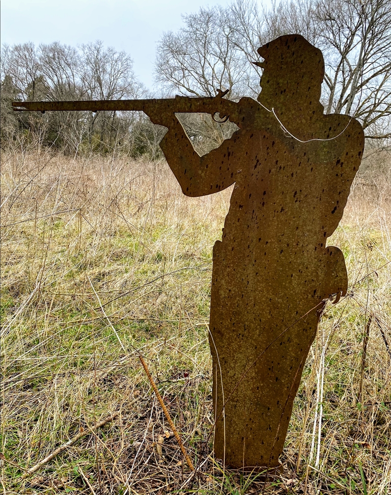 STONES RIVER BATTLEFIELD SOLDIER MEMORIAL SILHOUETTE