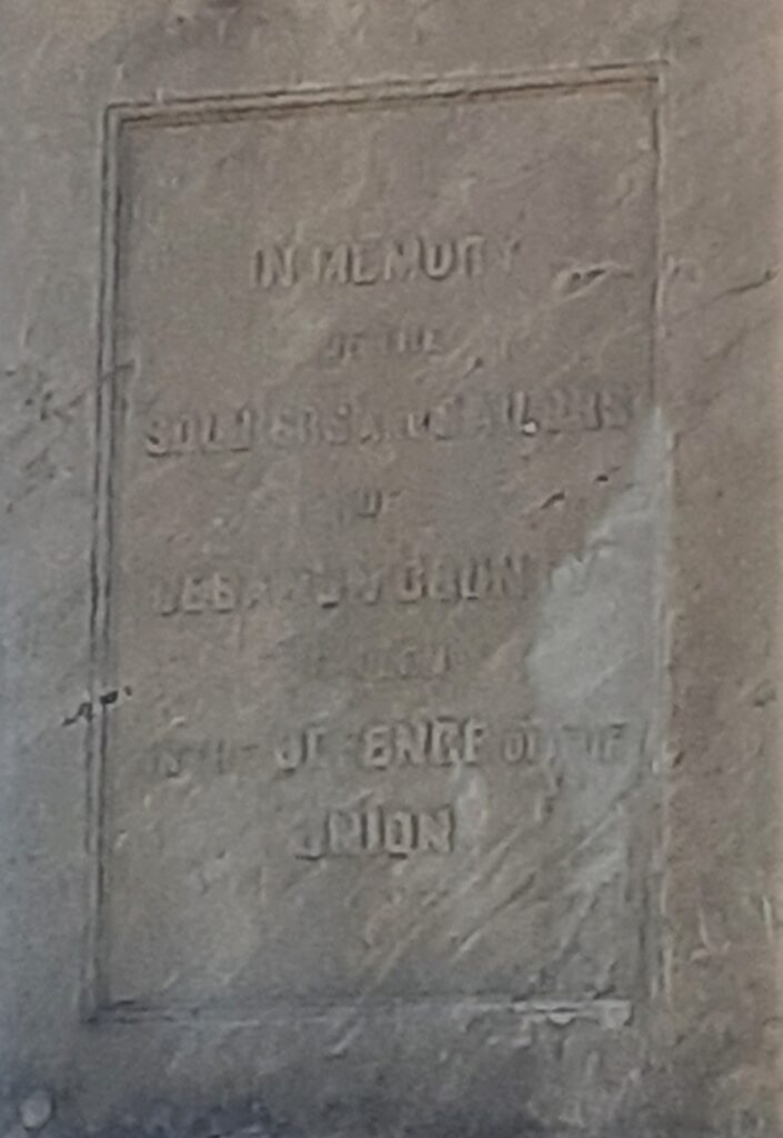 LEBANON COUNTY CIVIL WAR MEMORIAL STONE A