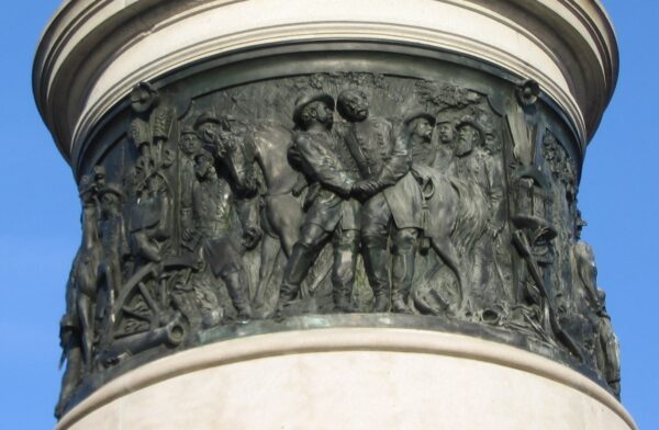 NEW YORK STATE GETTYSBURG WAR MEMORIAL BAS-RELIEF A
