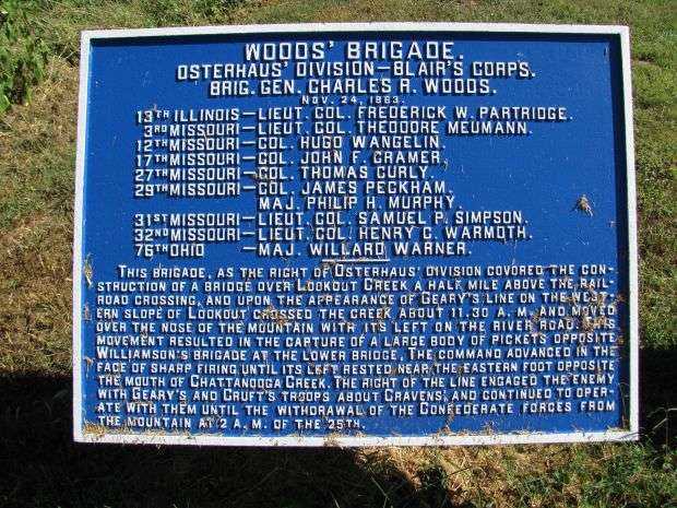 WOOD’S BRIGADE MEMORIAL PLAQUE II