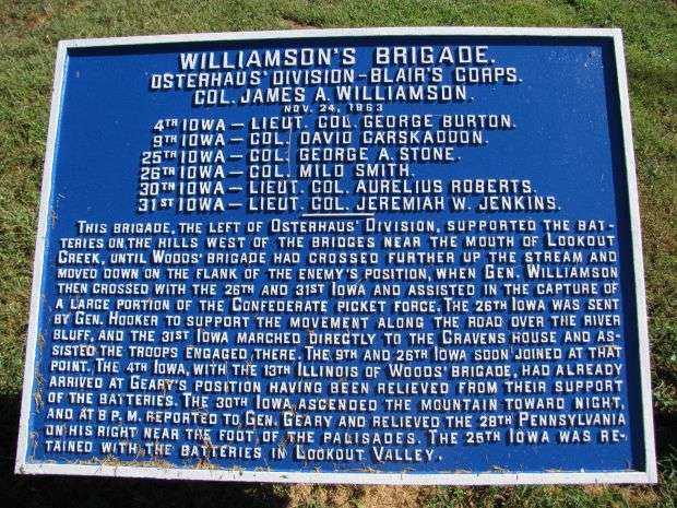 WILLIAMSON’S BRIGADE MEMORIAL PLAQUE II
