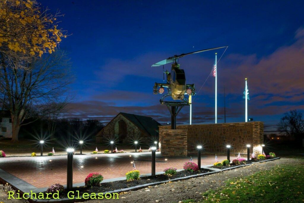 REMEMBERING VIETNAM MEMORIAL HELICOPTER NIGHT TIME