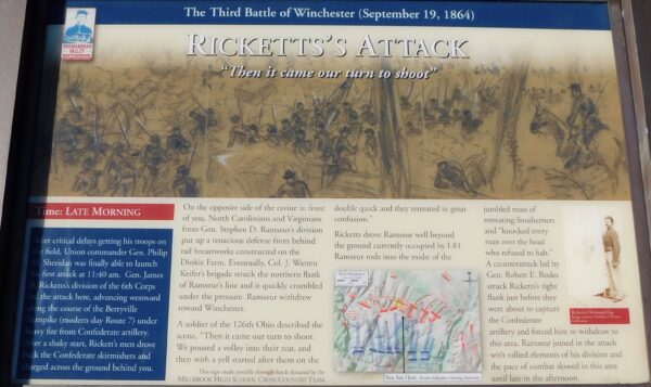 RICKETT’S ATTACK WAR MEMORIAL PANEL