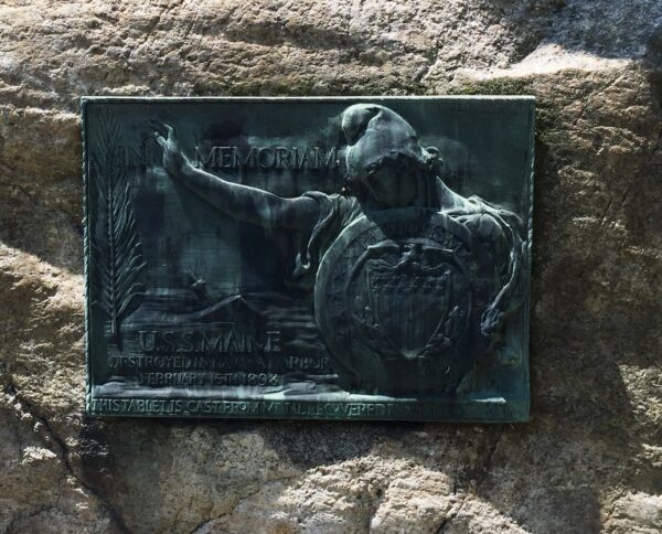 SARATOGA COUNTY SPANISH-AMERICAN WAR MEMORIAL PLAQUE B