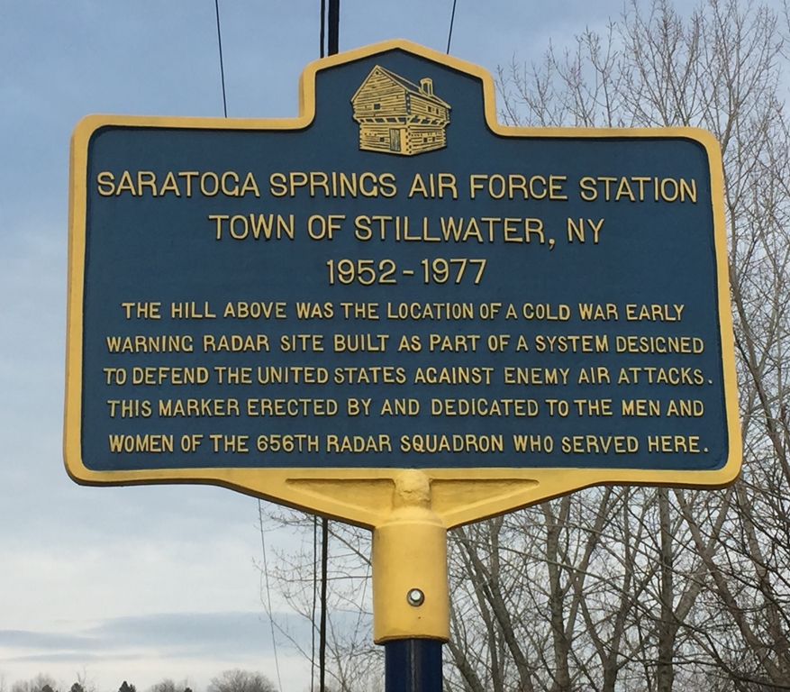 SARATOGA SPRINGS AIR FORCE STATION MEMORIAL MARKER