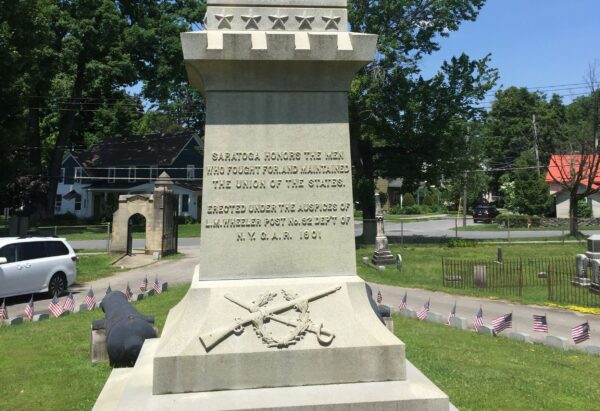SARATOGA UNION OF THE STATES WAR MEMORIAL STONE