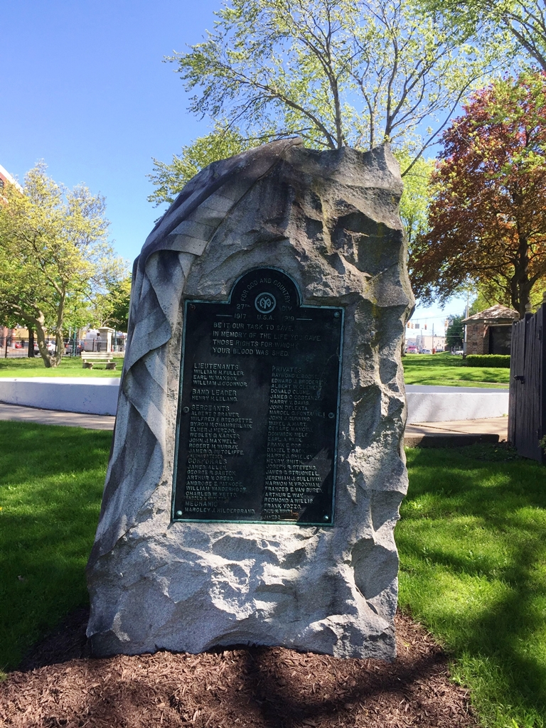 SCHENECTADY 27TH DIVISION WORLD WAR I MEMORIAL