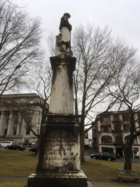 SCHENECTADY COUNTY CIVIL WAR MEMORIAL LEFT SIDE