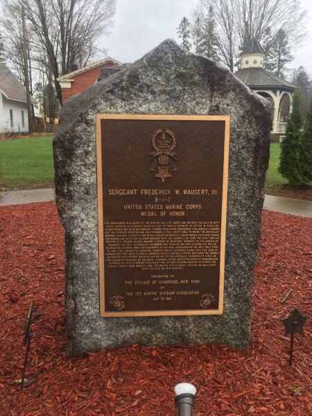 SERGEANT FREDERICK W. MAUSERT, III MEDAL OF HONOR WAR MEMORIAL