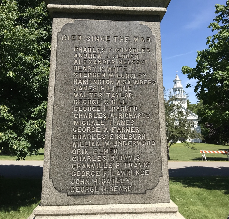 SHIRLEY GREAT REBELLION WAR MEMORIAL STONE C
