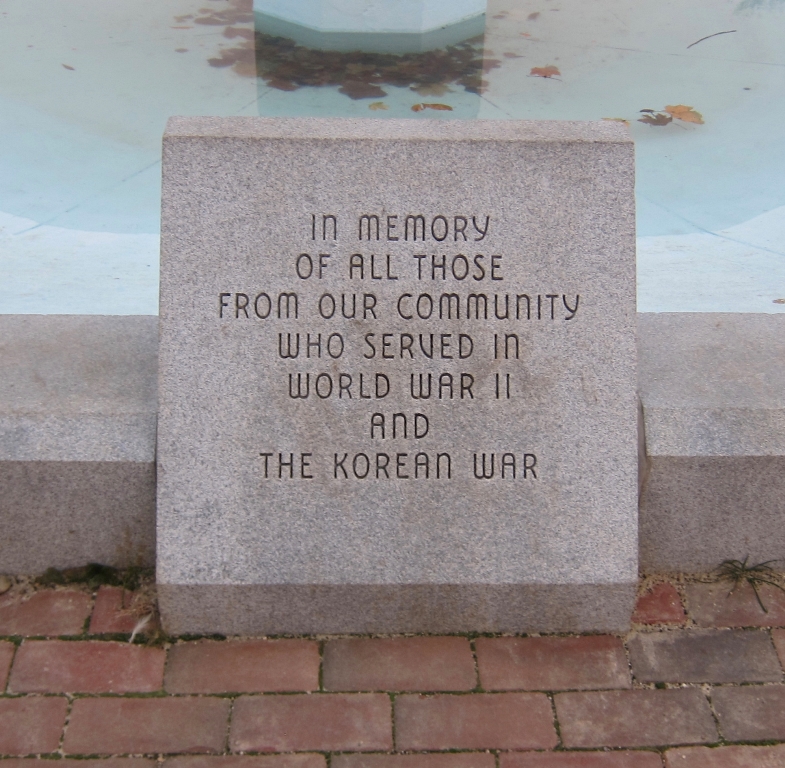 SOUTHAMPTON WORLD WAR II AND KOREAN WAR VETERANS MEMORIAL STONE A