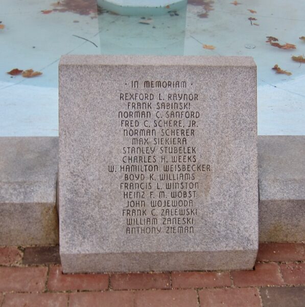 SOUTHAMPTON WORLD WAR II AND KOREAN WAR VETERANS MEMORIAL STONE D
