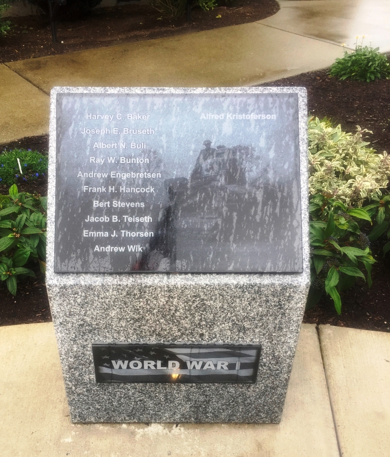 STANWOOD AREA HISTORICAL SOCIETY VETERANS MEMORIAL STONE A