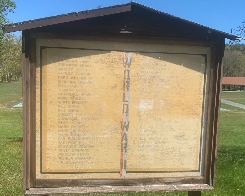 STONY CREEK WORLD WAR II MEMORIAL