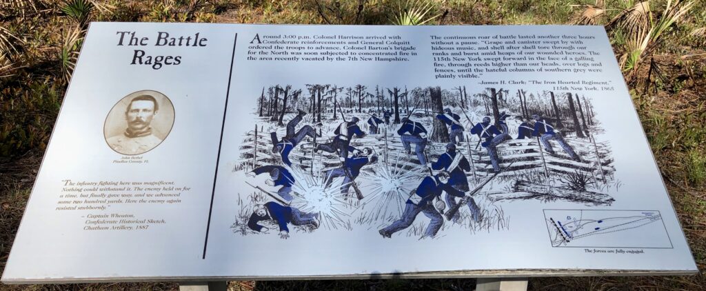 THE BATTLE RAGES WAR MEMORIAL PANEL