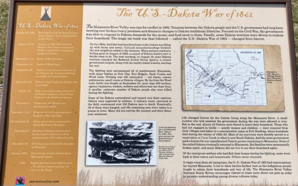 THE U.S.-DAKOTA WAR OF 1862 MEMORIAL PANEL