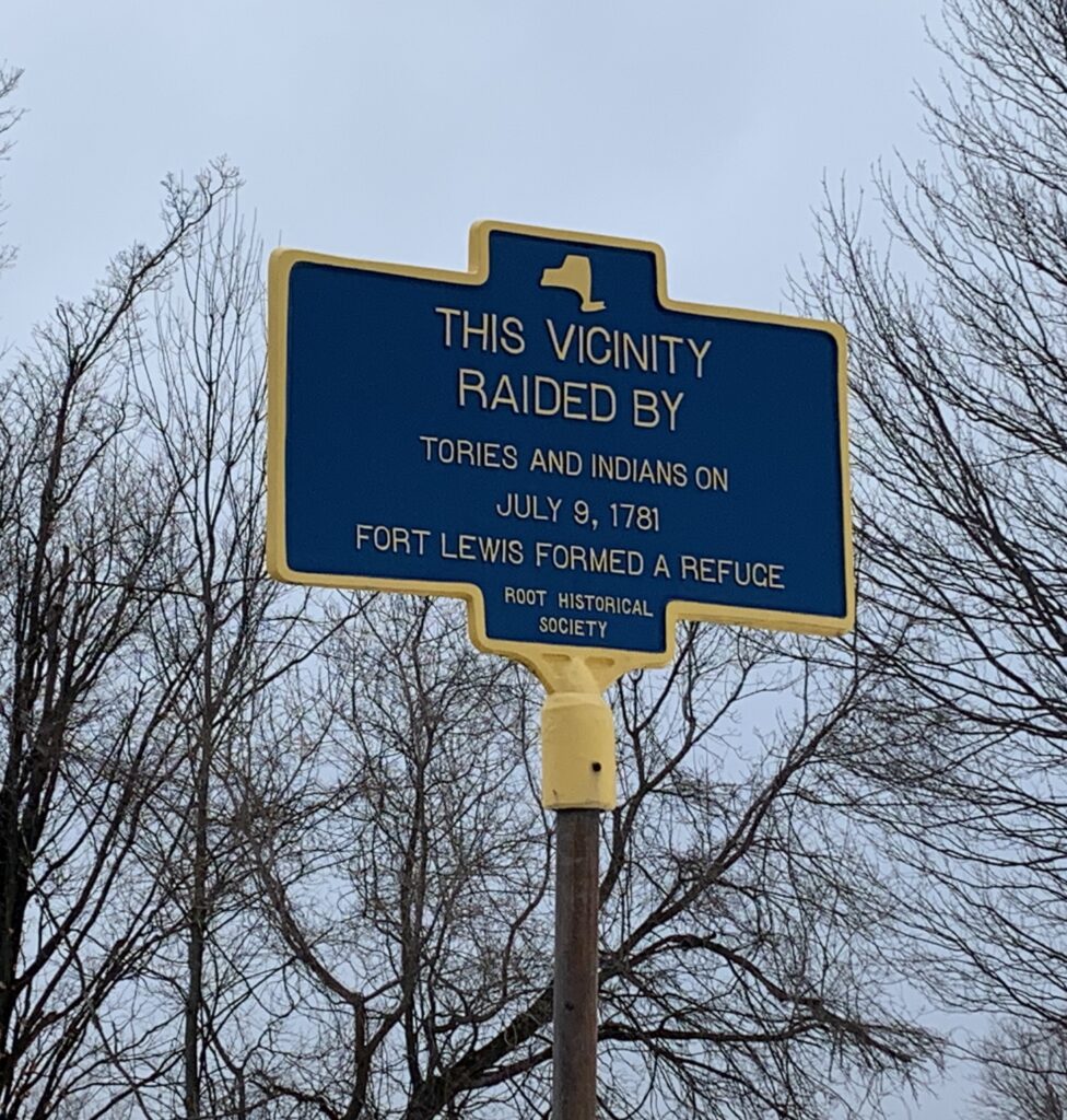 THIS VICINITY RAIDED REVOLUTIONARY WAR MEMORIAL MARKER