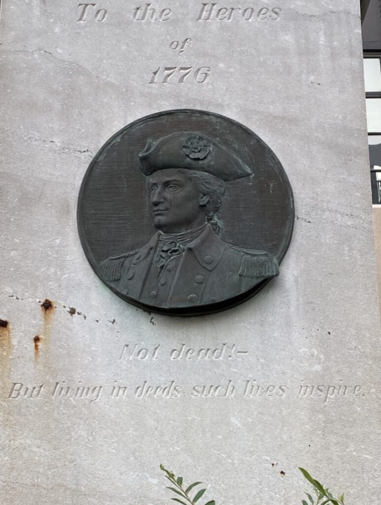 TO THE HERO’S OF 1776 WAR MEMORIAL PORTRAIT