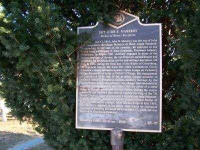 SGT. JOHN B. MABERRY MEMORIAL MARKER