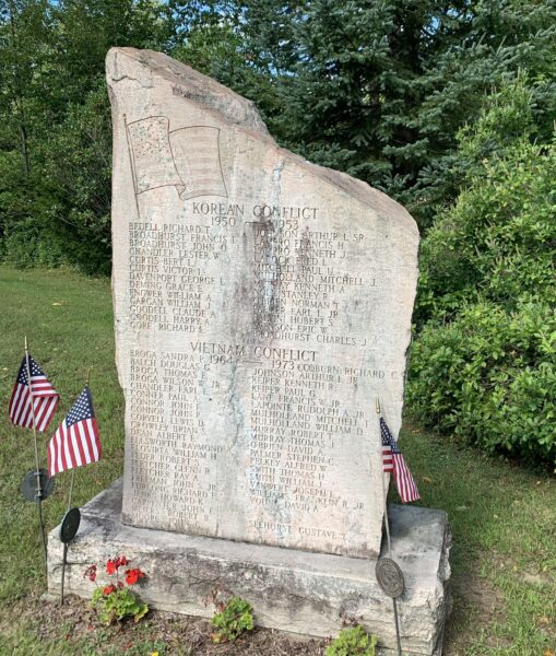 TOWN OF BECKET KOREAN CONFLICT AND VIETNAM CONFLICT WAR MEMORIAL