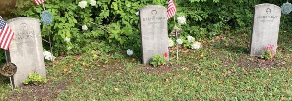 TOWN OF BECKET WORLD WAR II CEMETERY STONES MEMORIAL TRIBUTE